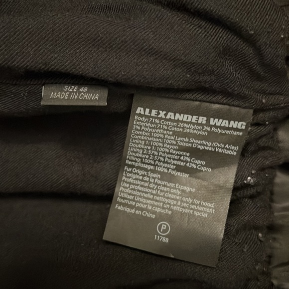 Alexander Wang Men’s winter coat 2013 collection size 48. Only worn a few times. - Picture 8 of 11
